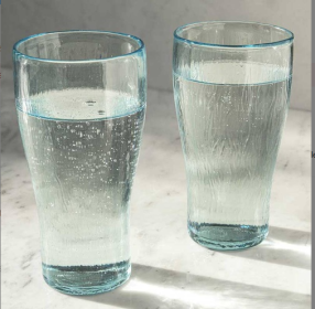 Quoise Glassware Tumbler Set  Kitchen Ware-Set Of 2
