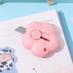 1pc Cute Mini Flower Paper Cutter, Art Knife,Utility Knife, Box Cutter, Cutting Tool, Cute Crafting Knife For Cutting Paper Wraps