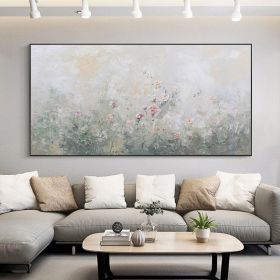 Knife Abstract Textured Acrylic Canvas Hand Painted Flowers Oil Painting Home Wall Entrance Showpieces Art On Canvas