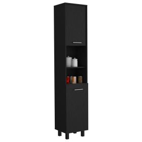 Ikaria Kitchen Pantry, Two Shelves, Three Interior, Shelves