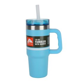 18 oz Insulated Stainless Steel Tumbler with Handle, New Lilac