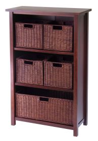 Milan 6-Pc Cabinet/Shelf and Baskets; Shelf; One Basket; 4 Small Baskets; 3 cartons