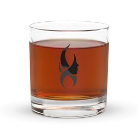 Elegant Whiskey Rocks Glass – Artistic Face Design for Cocktail & Whiskey Lovers 10.5 oz